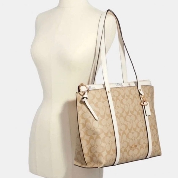 Coach Dandelion Floral Print May Tote - Picture 11 of 11